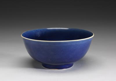 图片[2]-Bowl with dragon and cloud decoration in cobalt blue glaze, Ming dynasty, Jiajing reign (1522-1566)-China Archive